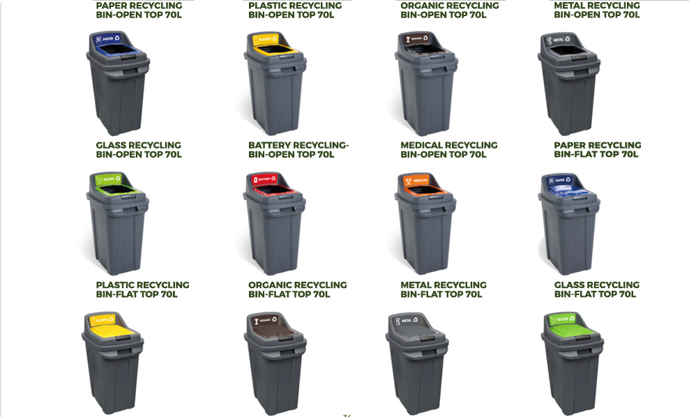 Recycling Bin 70L Each - Image 2