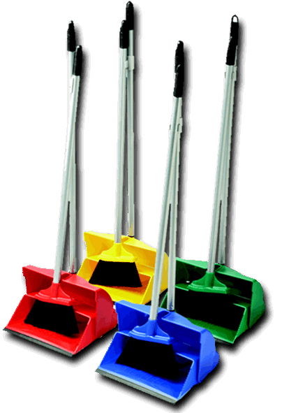 Long Handle Dust Pan And Brush Set