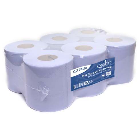 Blue Centrefeed Roll Standard