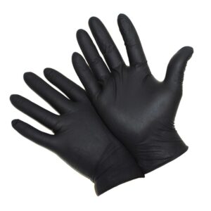 Gloves Black Nitrile