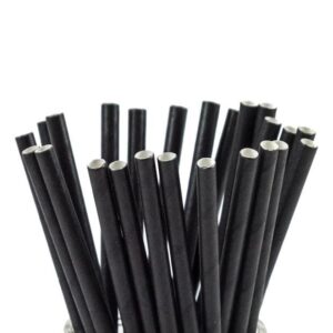 Black Paper Straws