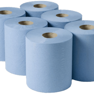 2 ply Blue Centrefeed Roll 150m