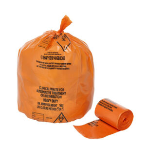 Orange Clinical Waste Bags