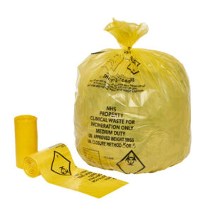 Yellow Clinical Waste Bags