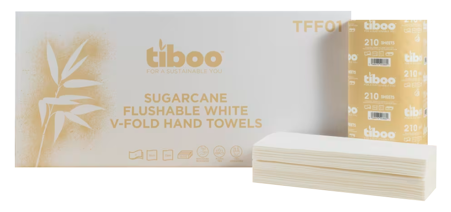 Sugarcane Flushable Hand Towels x2400